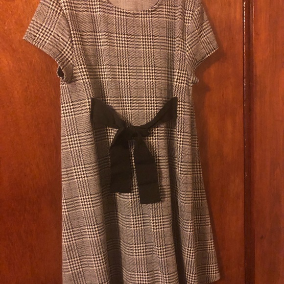 *ZARA* Checked dress with front how detail (11/12) - Picture 2 of 4